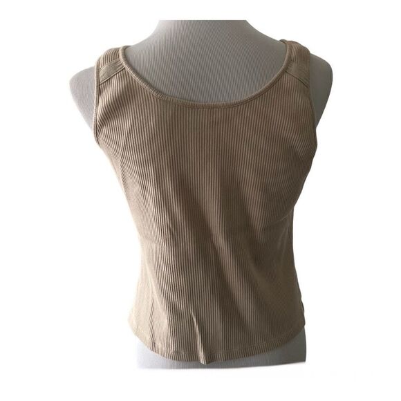 Valerie Stevens Tan Tank Top size M - Picture 3 of 5